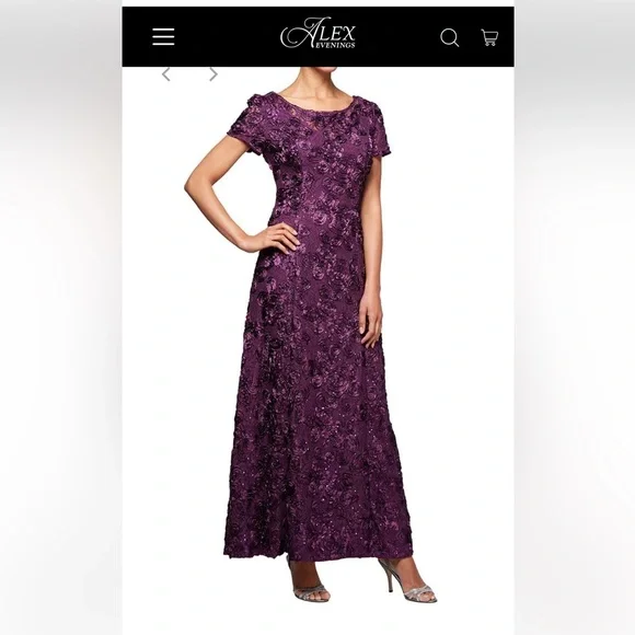 Alex Evenings | Dresses | Alex Evenings Petite Dress Size 4 | Poshmark